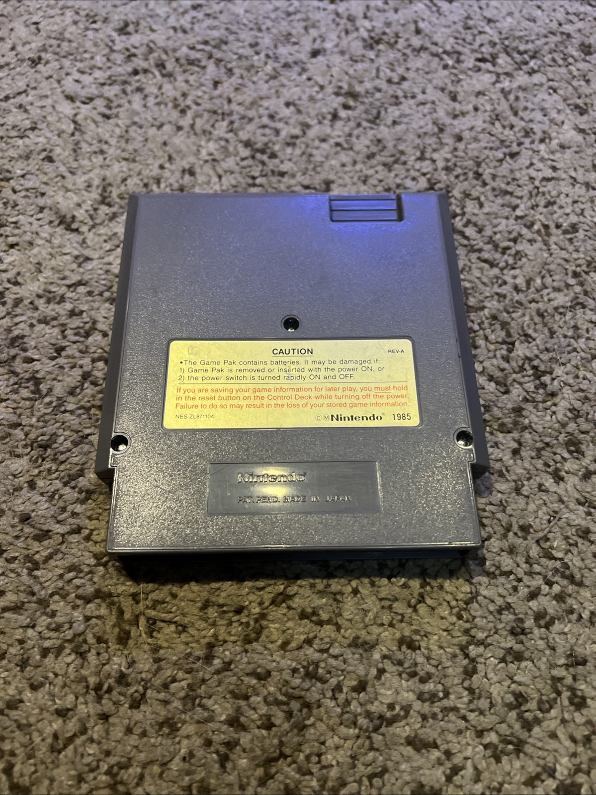 NES StarTropics Nintendo Entertainment System Video Game Cartridge 1985