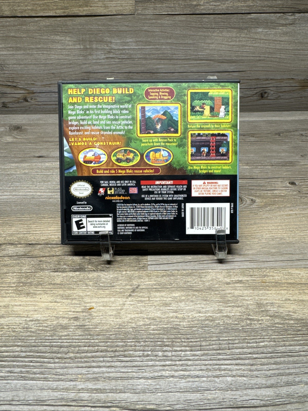 Mega Bloks: Diego’s Build and Rescue (Nintendo DS, 2010)