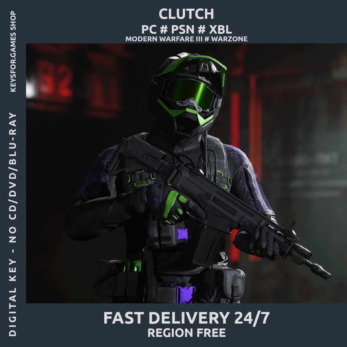 MW3 Clutch Operator Monster Skin – Warzone COD Modern Warfare III