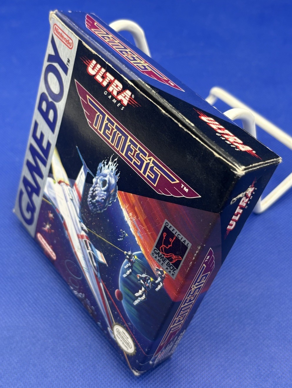 Nemesis (1990) Nintendo Game Boy CIB Made in Japan by Ultra Games