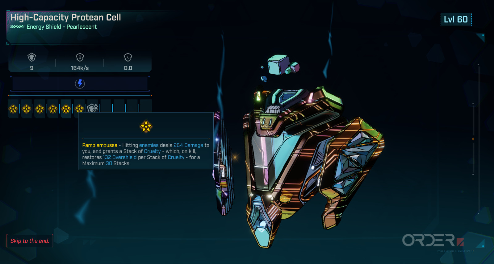 Borderlands 4 • MODDED • Protean Cell Invincibility Shield • Lvl 60 • PS PC XBOX