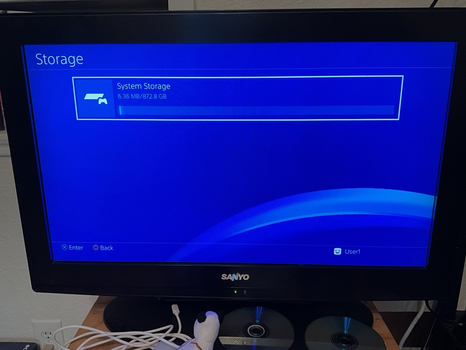 Sony PlayStation 4 Slim Black Home Console w/ Dualshock (Version 13.50)
