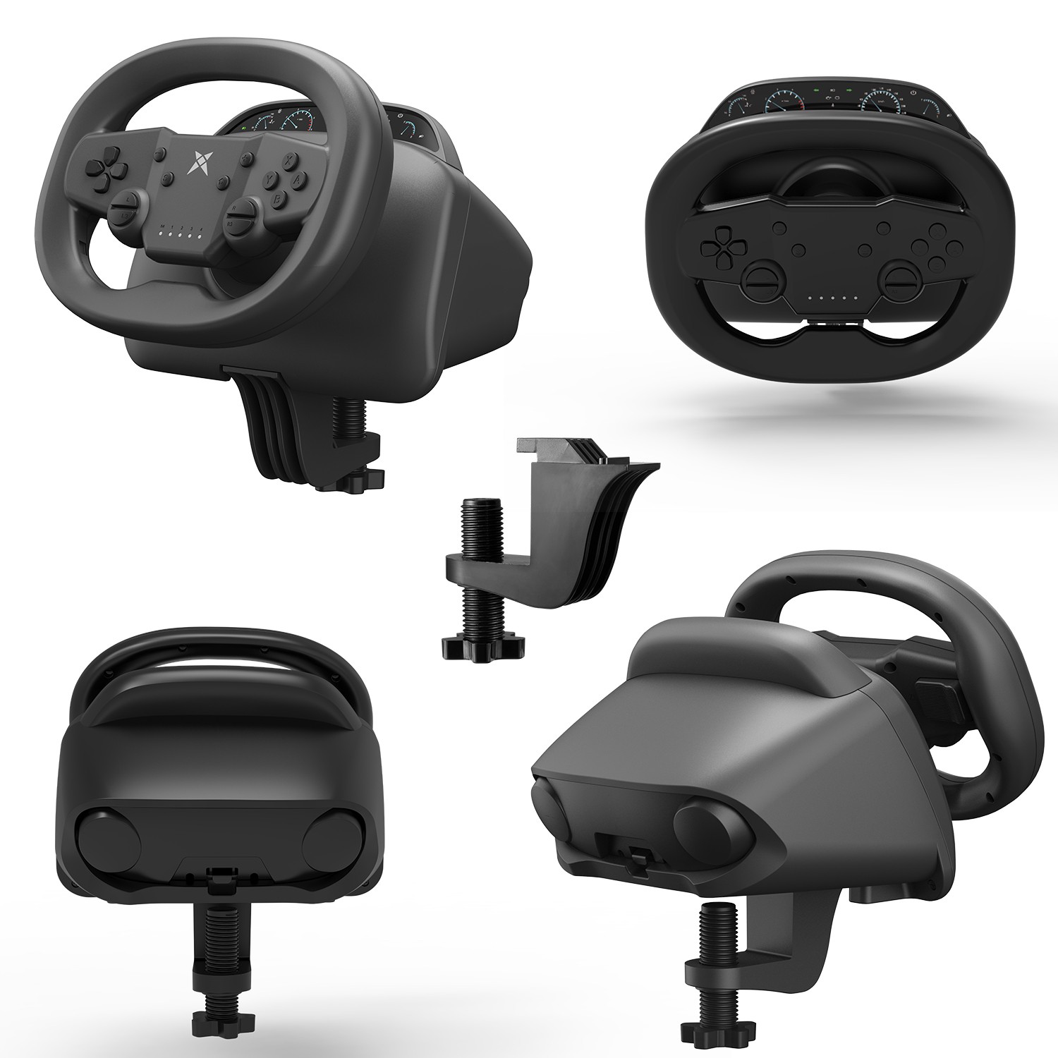 Bluetooth wireless connection Racing Wheel Pedals for PC P4 P3 Switch2 Android