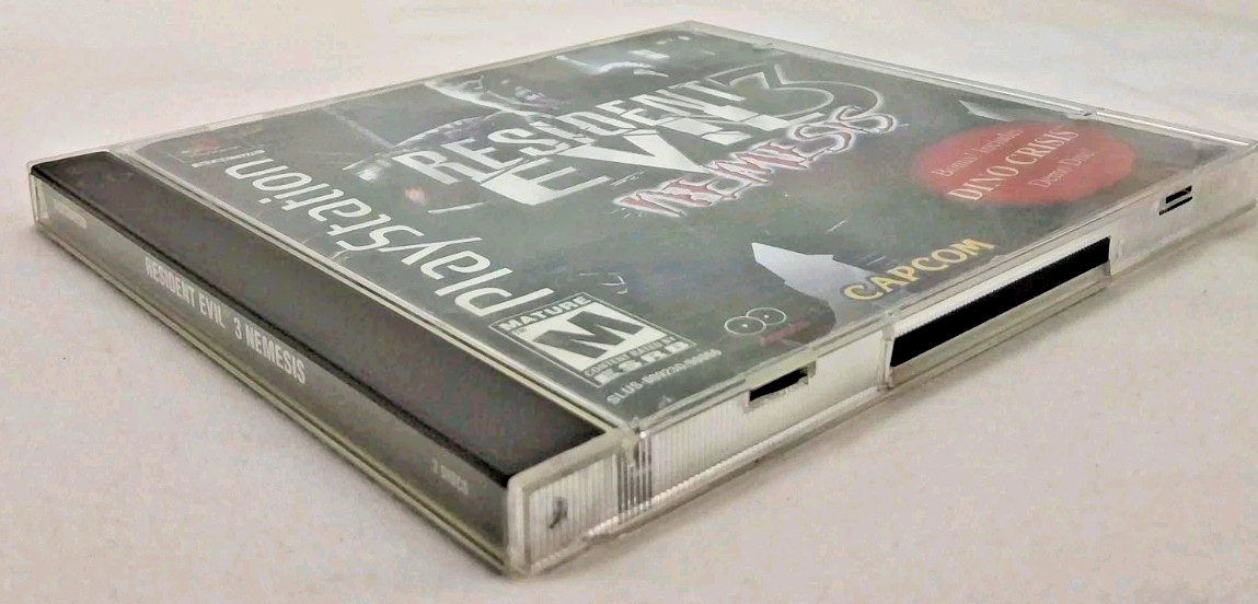 Resident Evil 3 Nemesis (PlayStation 1, 1999) PS1 Complete w/ Dino Crisis Demo