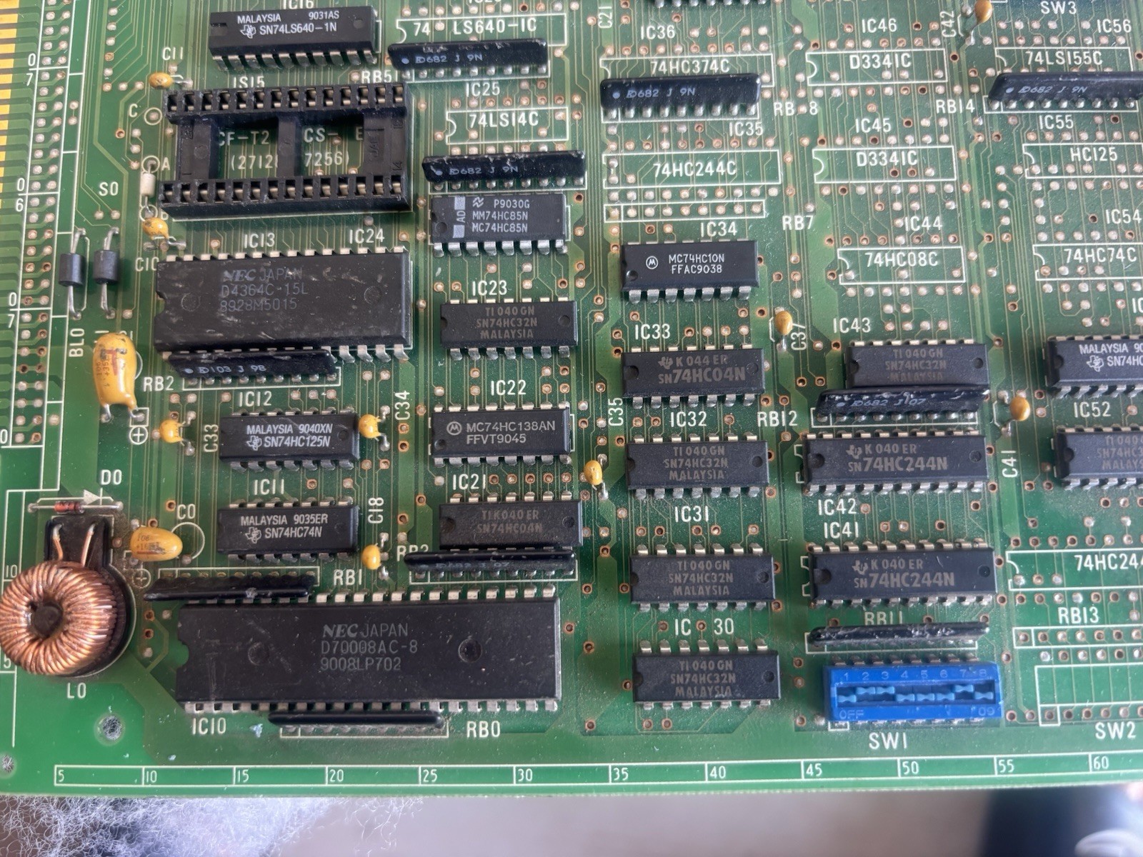 Rare Mystery 1991 NEC Arcade PCB Dual Stack Board SP-464 PZ-M177 Untested