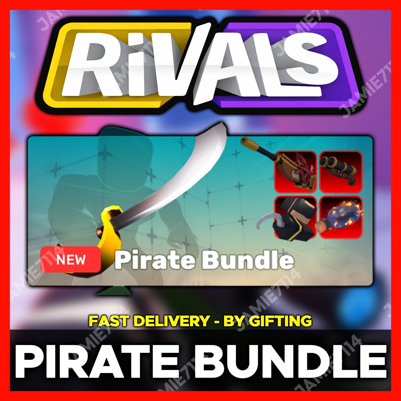 RIVALS 🔥 PIRATE BUNDLE‼️CHEAP & FAST SERVICE ‼️