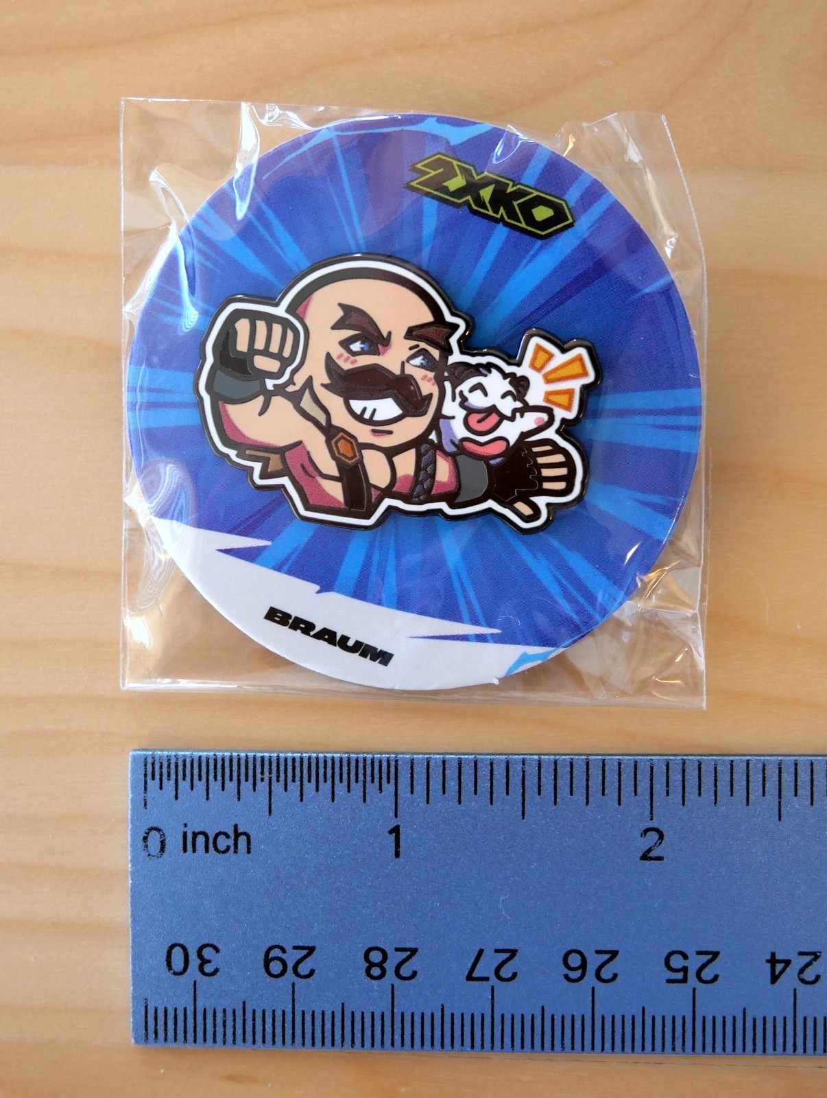 NEW Riot Official League of Legends LoL EVO 2025 2XKO EXCLUSIVE Enamel Pin Braum
