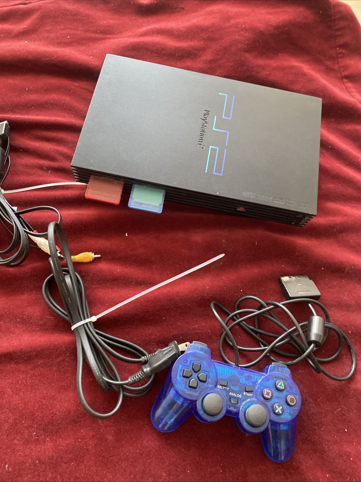 Sony PlayStation 2 PS2 Slim Console Complete. Tested Working