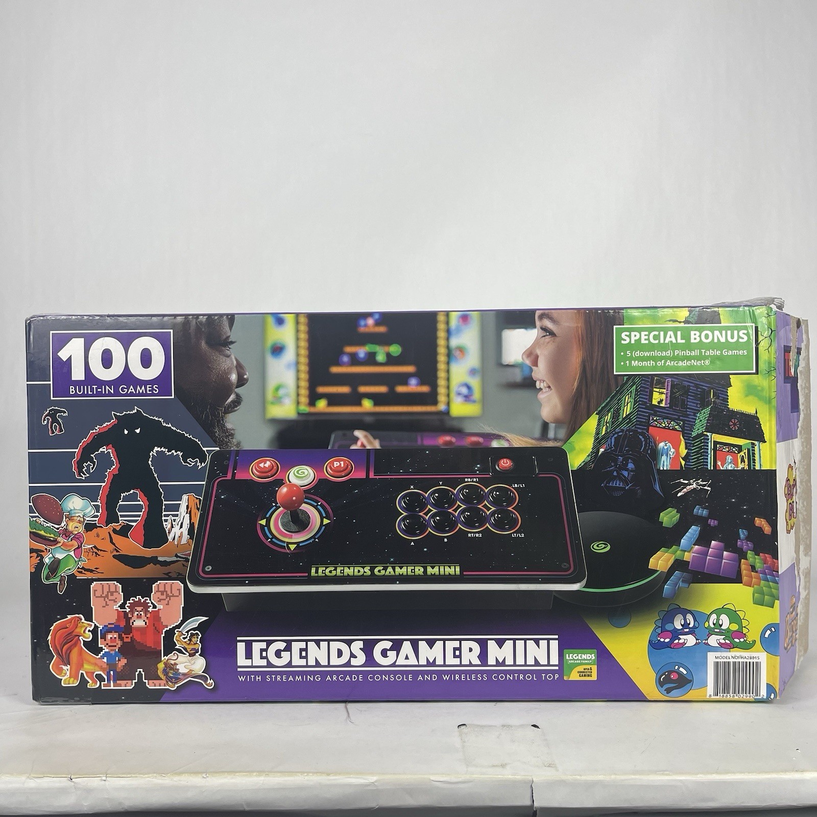 At Games Legends Gamer Mini Built-in 100 Games No AC Adapter Extras Code Used