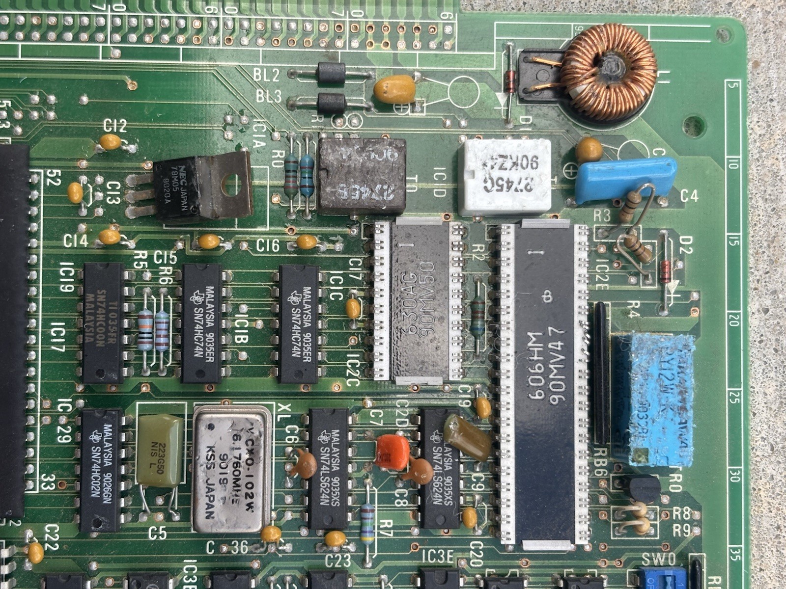 Rare Mystery 1991 NEC Arcade PCB Dual Stack Board SP-464 PZ-M177 Untested