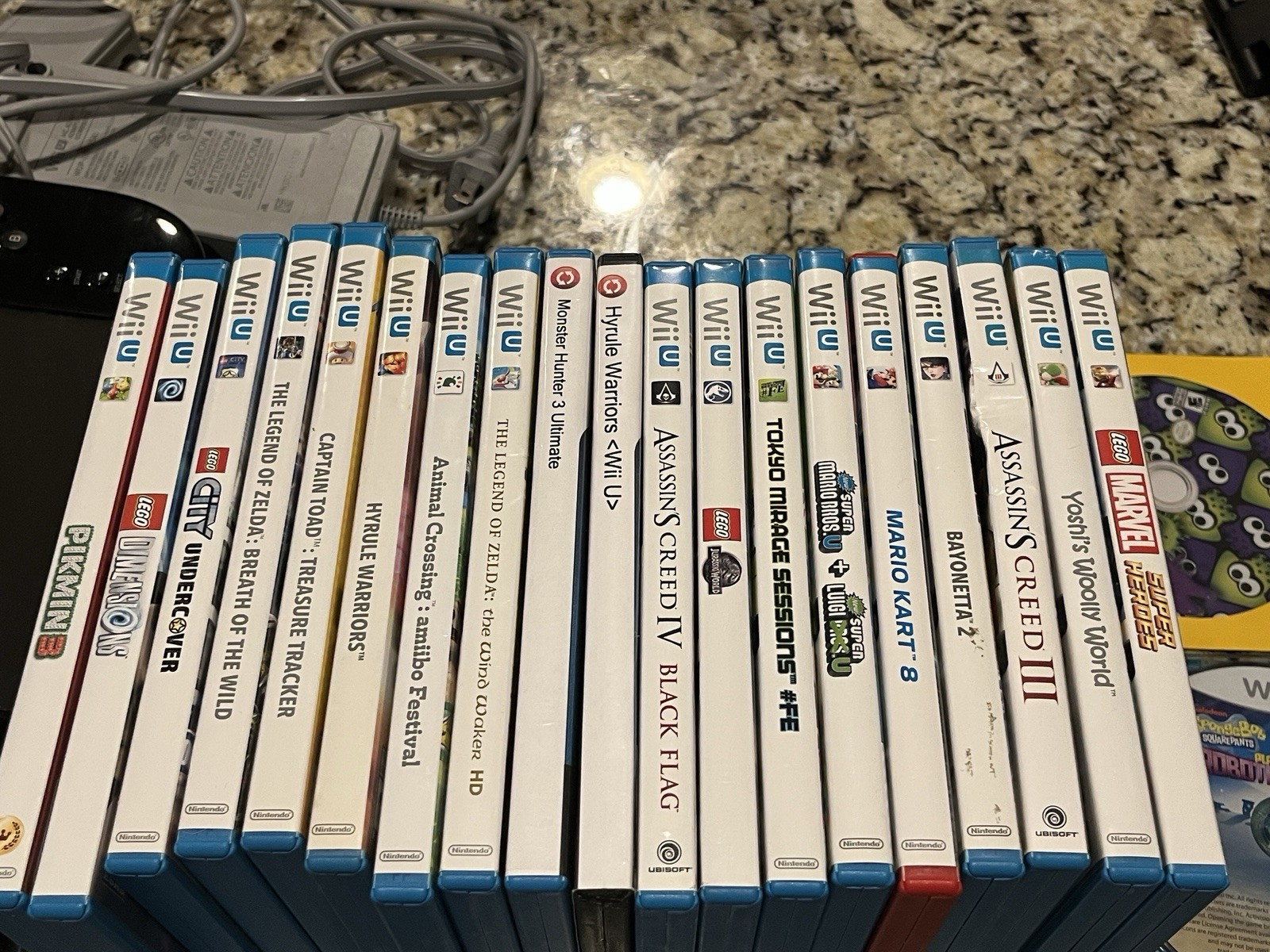 Nintendo Wii U Console & Games Bundle Lot ~ Zelda Mario ~ Multiple Games