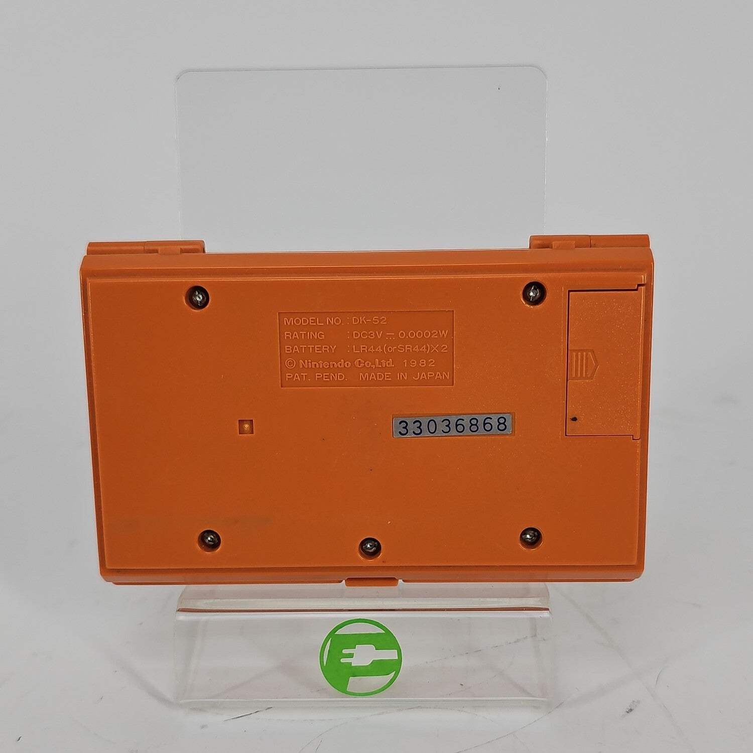 Nintendo Game and Watch Donkey Kong Handheld Game DK-52