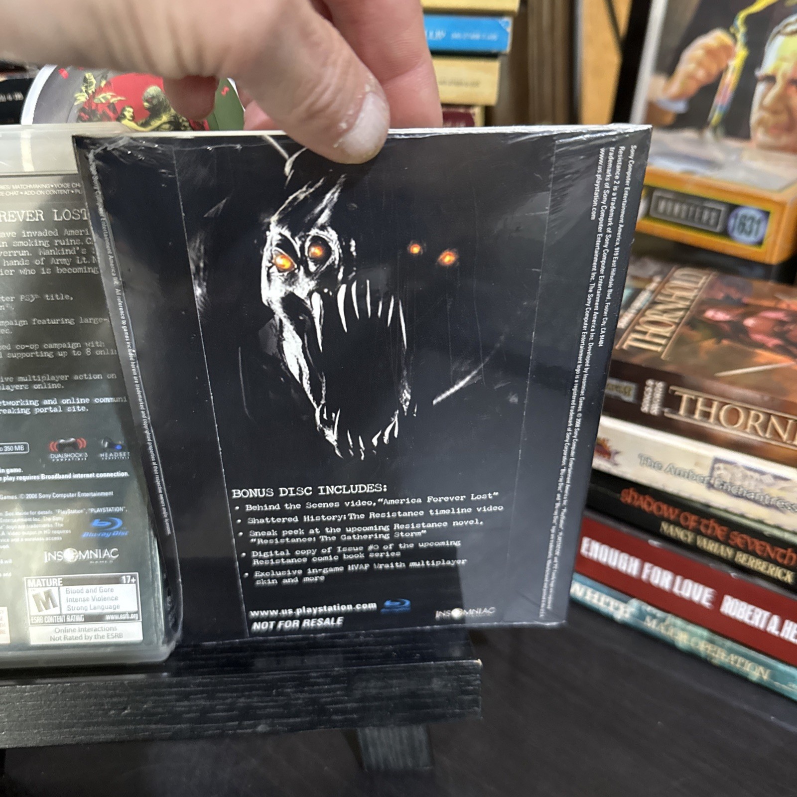 PS3 Resistance 2 Collector’s Edition Bonus Disc Sealed NO Figure