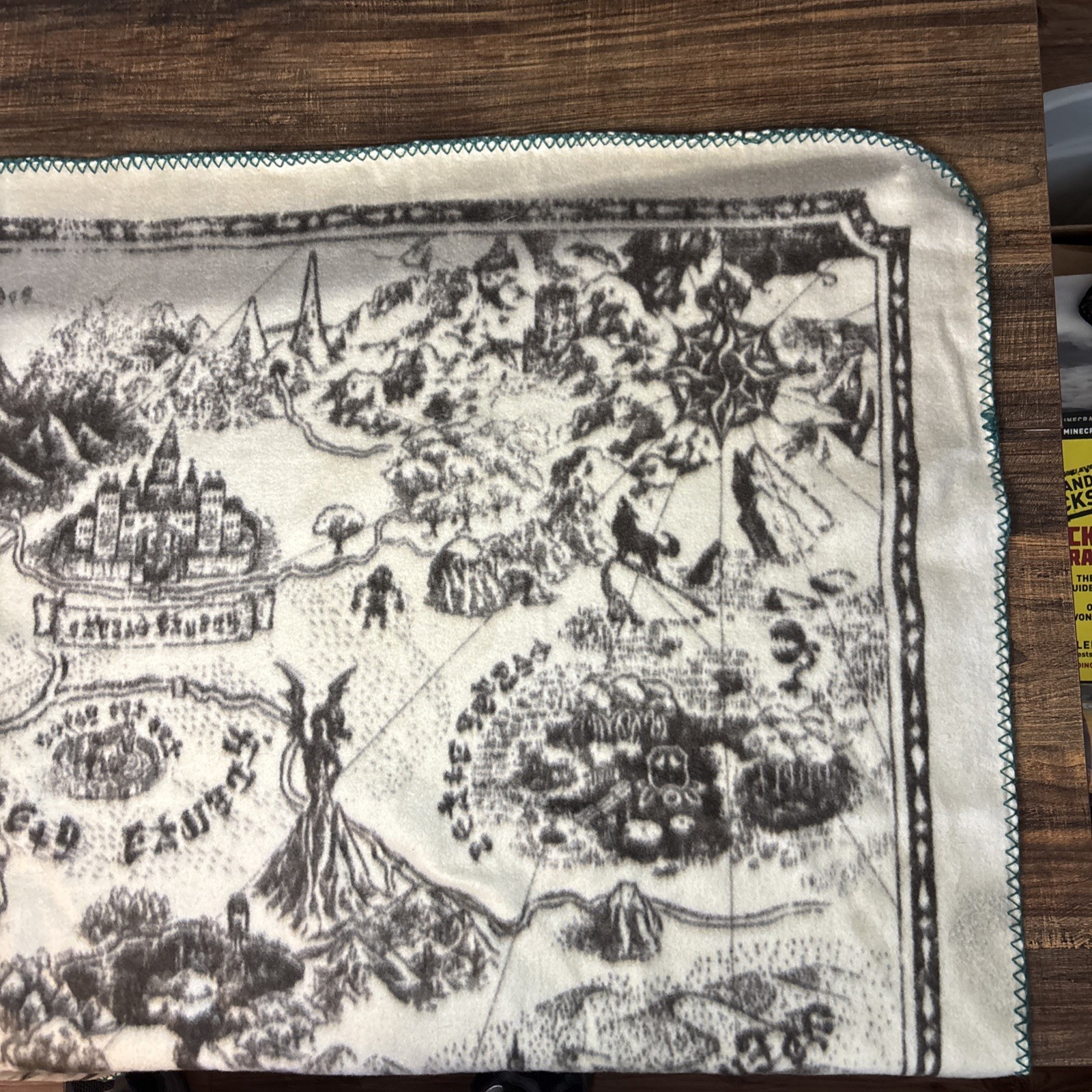 The Legend Of Zelda Culture Fly Collector Box HYRULE MAP Throw Blanket Nintendo