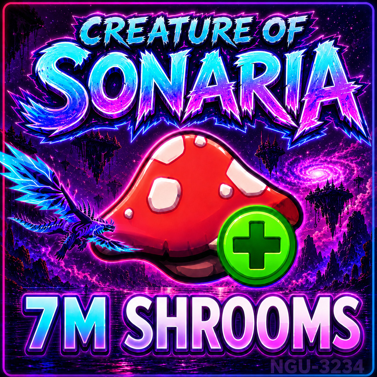 [💎] Creature of Sonaria | 7M Shroom | COS | Fast & Easy [💎]