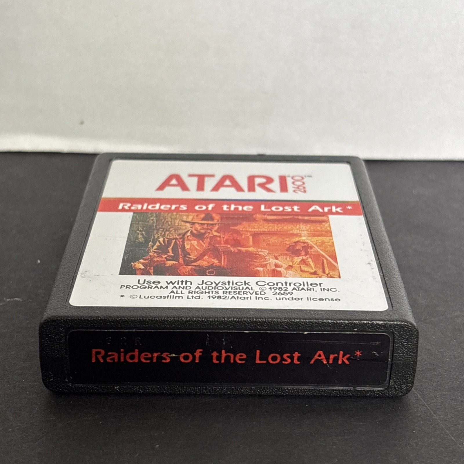 Raiders of the Lost Ark Atari 2600 Authentic Game Cleaned Tested Working
