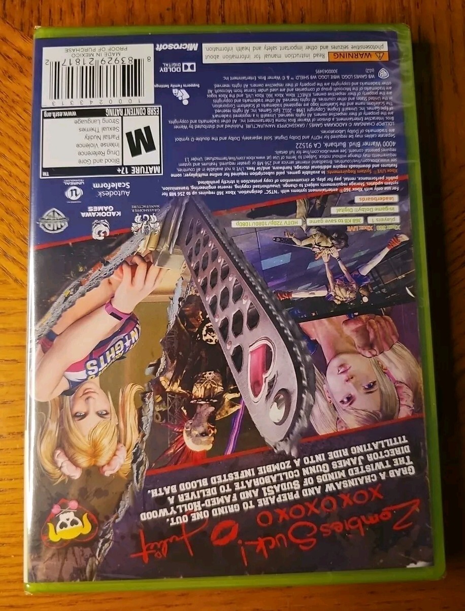 New / Sealed Lollipop Chainsaw (Microsoft Xbox 360, 2012) —