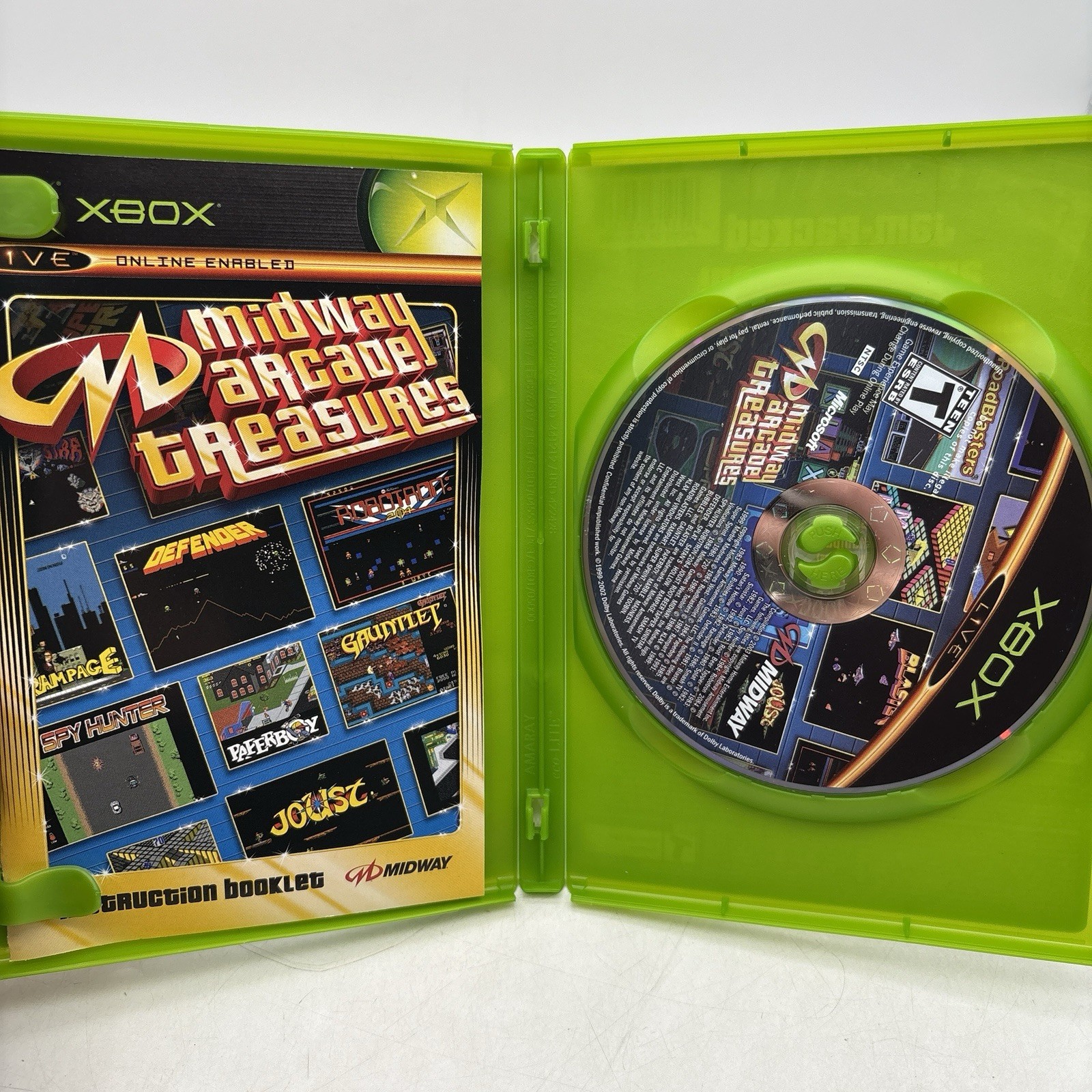 Midway Arcade Treasures Microsoft Original Xbox Complete w/ Manual CIB Tested
