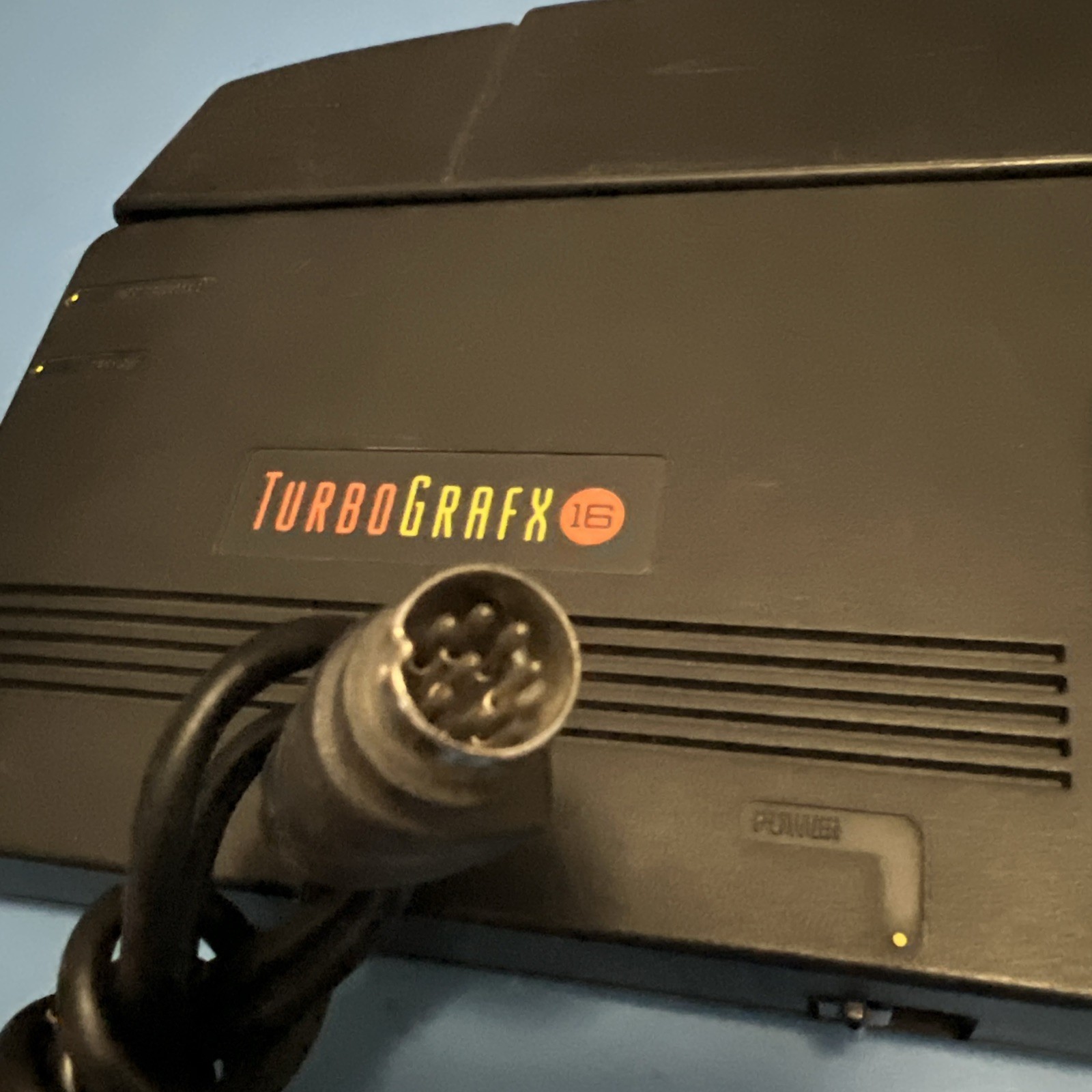 TurboGrafx-16 TG16 System Black Console Only Tested & working (No Cords)
