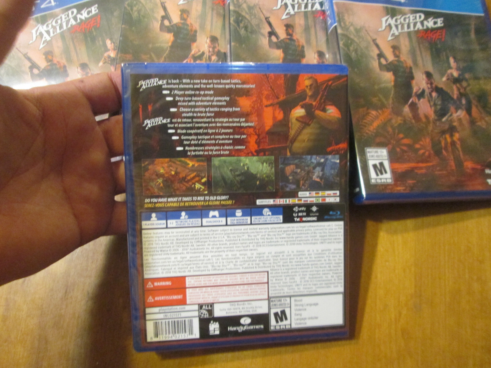 JAGGED ALLIANCE RAGE PS4 PLAYSTATION 4 SONY BRAND NEW FACTORY SEALED