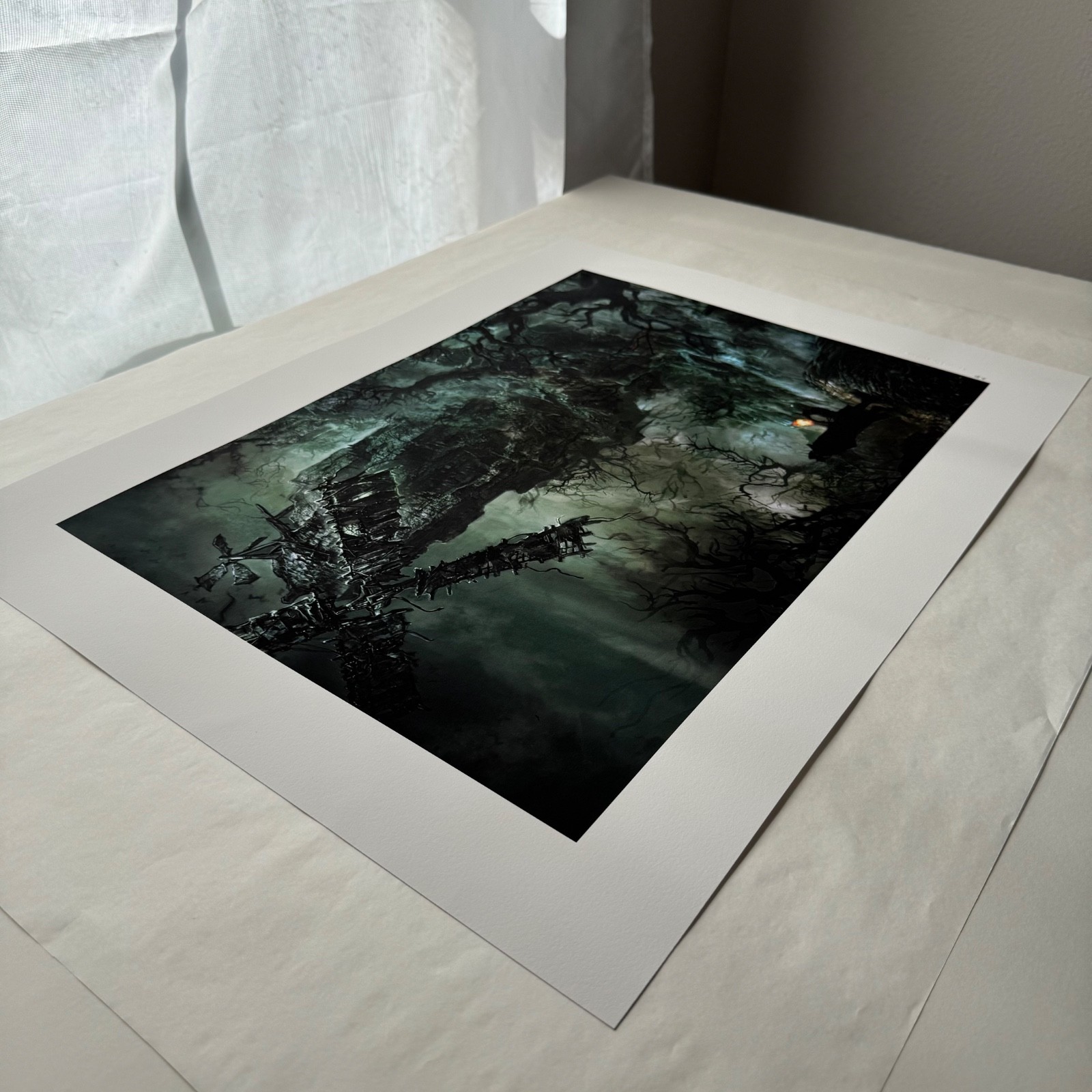 Forbidden Woods | Bloodborne Cook and Becker Giclee Art Print AP FromSoftware