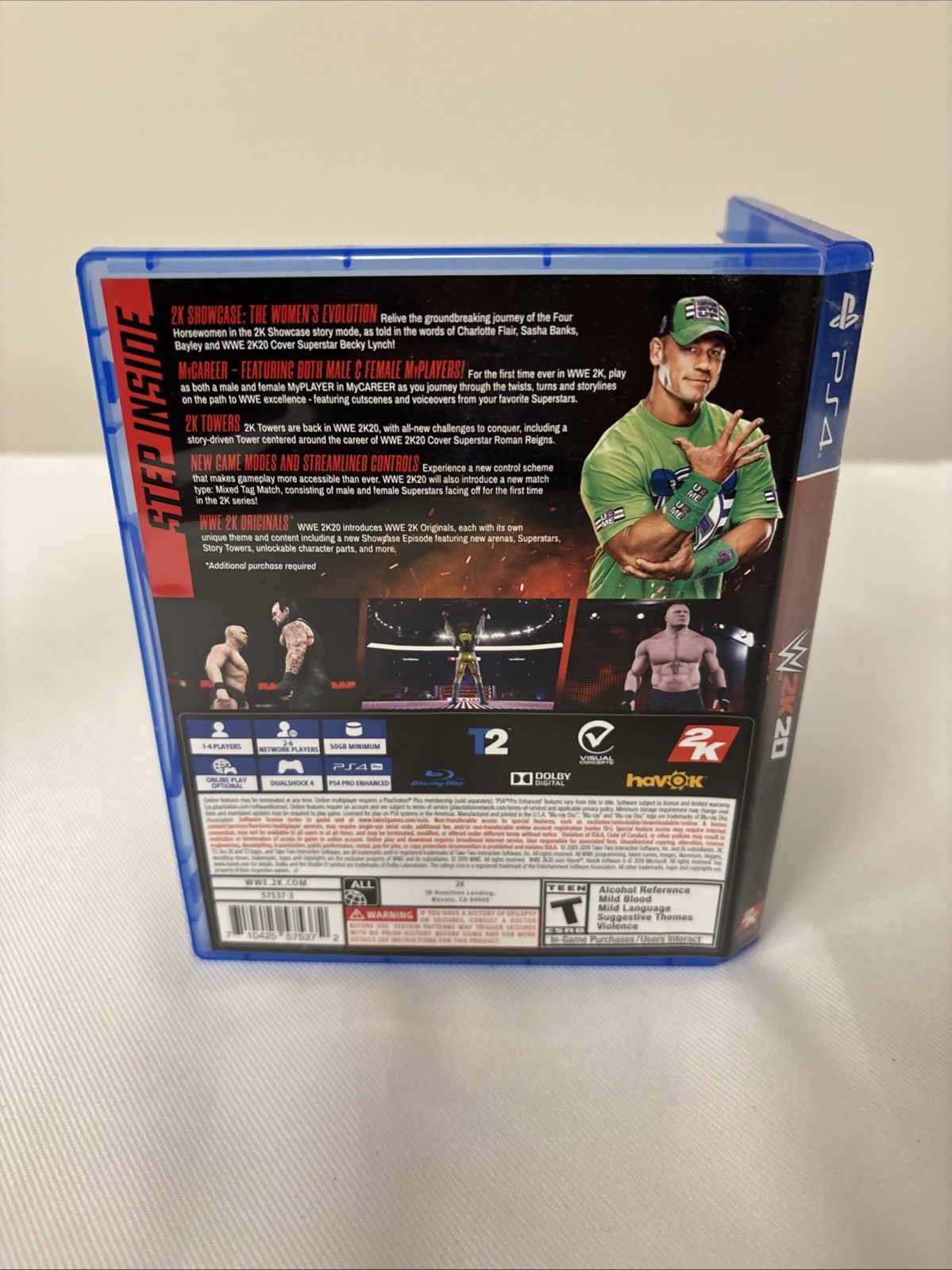 WWE 2K20 (PlayStation 4, 2019) Complete Tested