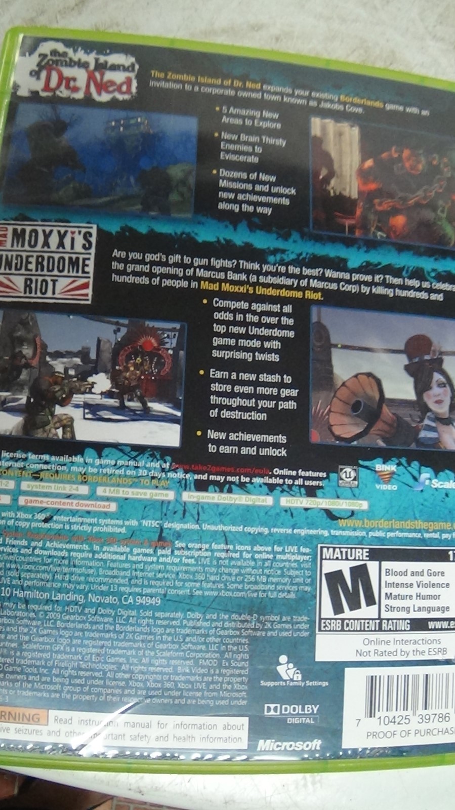 Borderlands Double Game Add-On Pack: The Zombie Island of Dr. Ned & Mad Moxxi’s