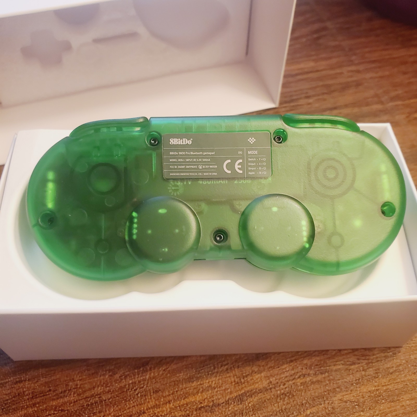 8BitDo SN30 Wireless Gamepad for Switch, Android, PC, Steam, Apple, Pi GREEN