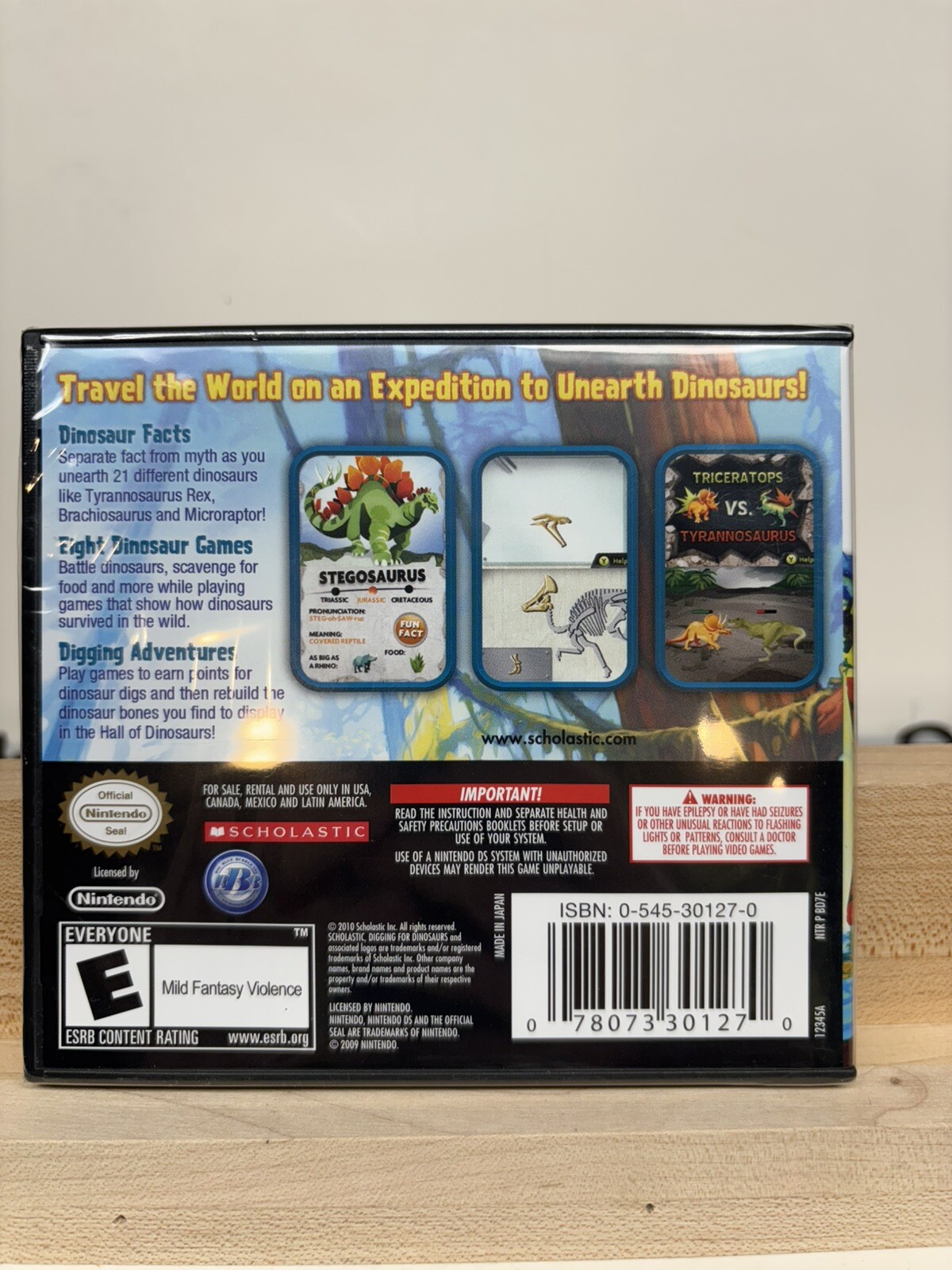 New Digging for Dinosaurs (Nintendo DS, 2010) Brand New Factory Sealed