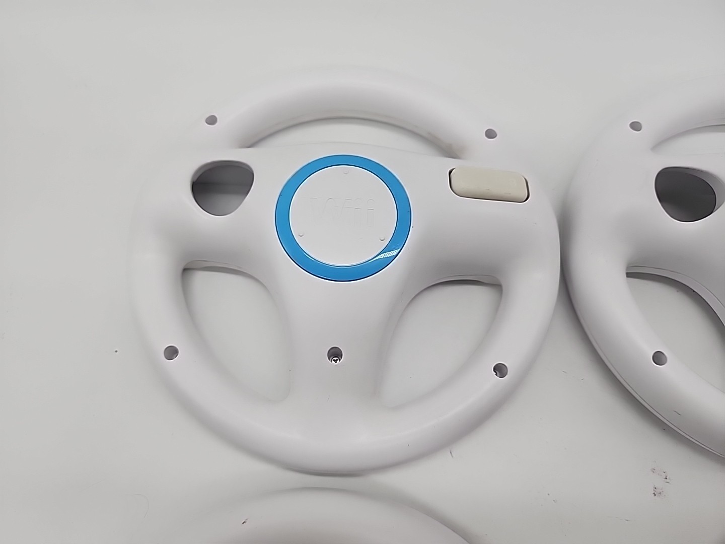 Lot 4 OEM Official Genuine NINTENDO Wii MARIO KART Racing Steering Wheel RVL-024