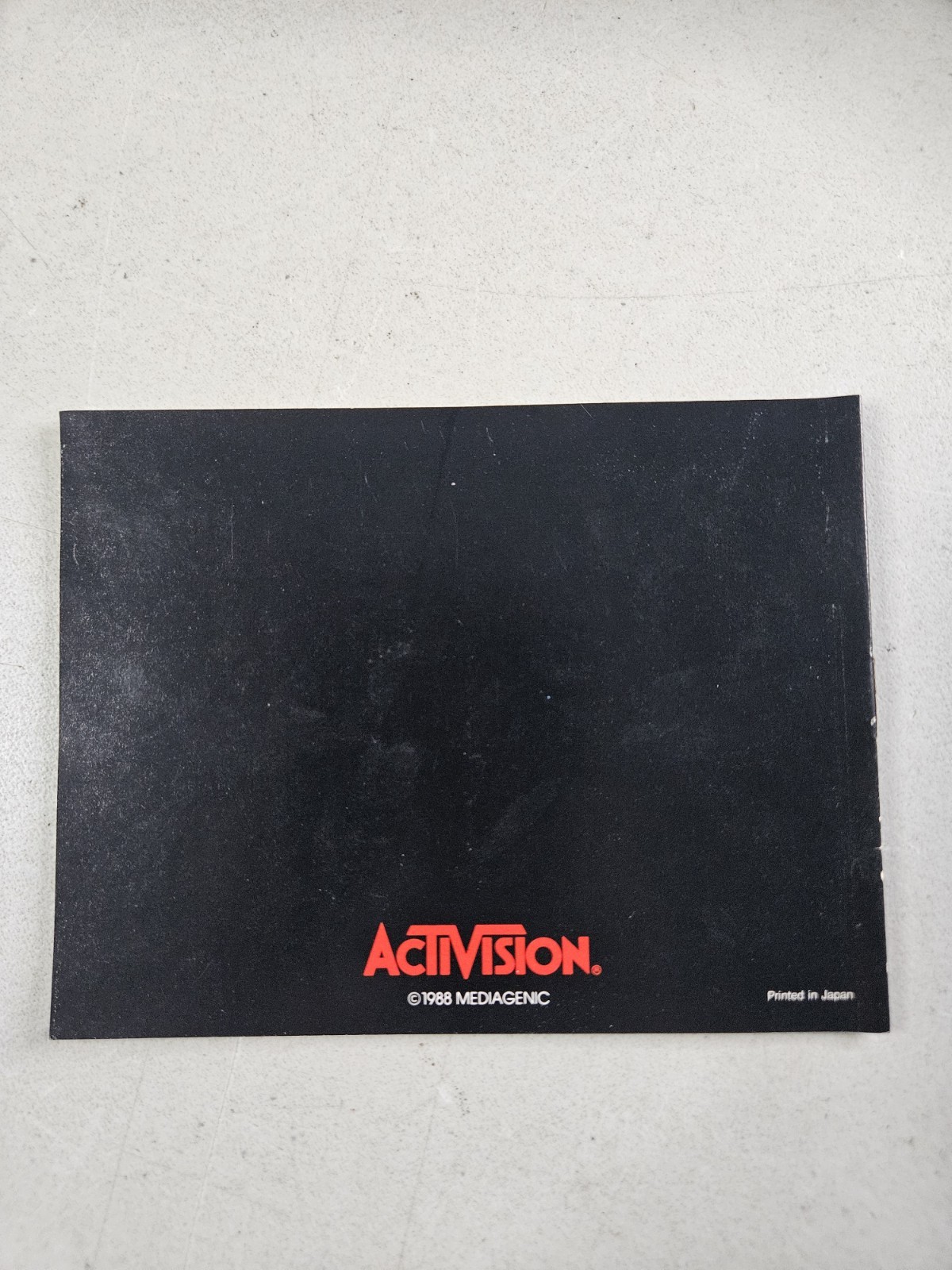 Ghostbusters Activision Nintendo NES Manual ONLY