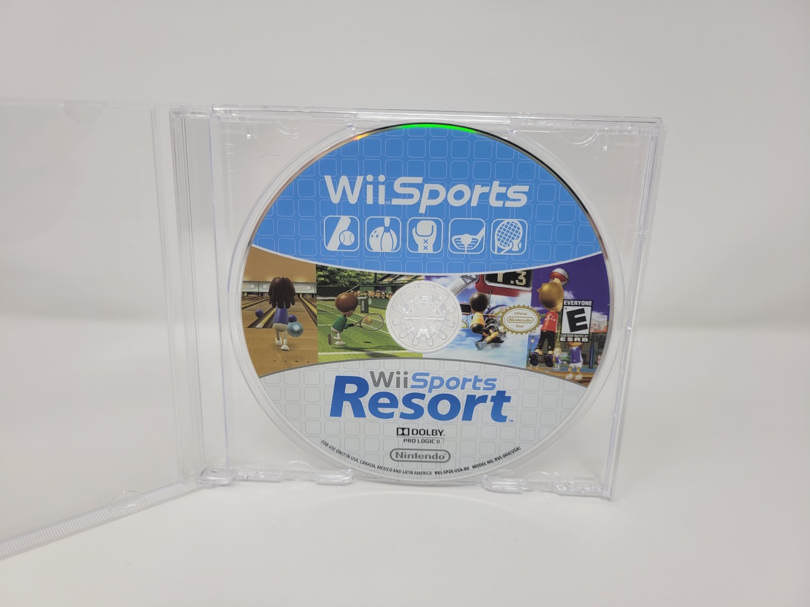 Wii Sports + Wii Sports Resort Wii Dual Disc Only Tested Free US Ship See Store!