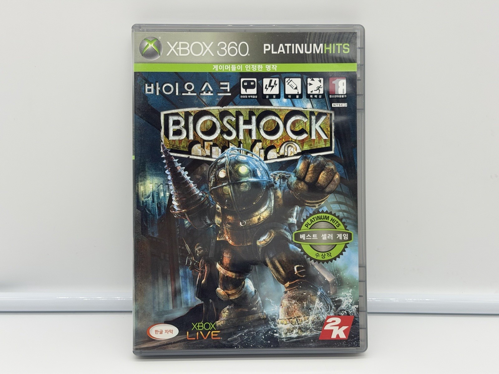 Korean Bioshock 1 Xbox 360 Korean Platinum Hits Version Complete Korea Rare FPS