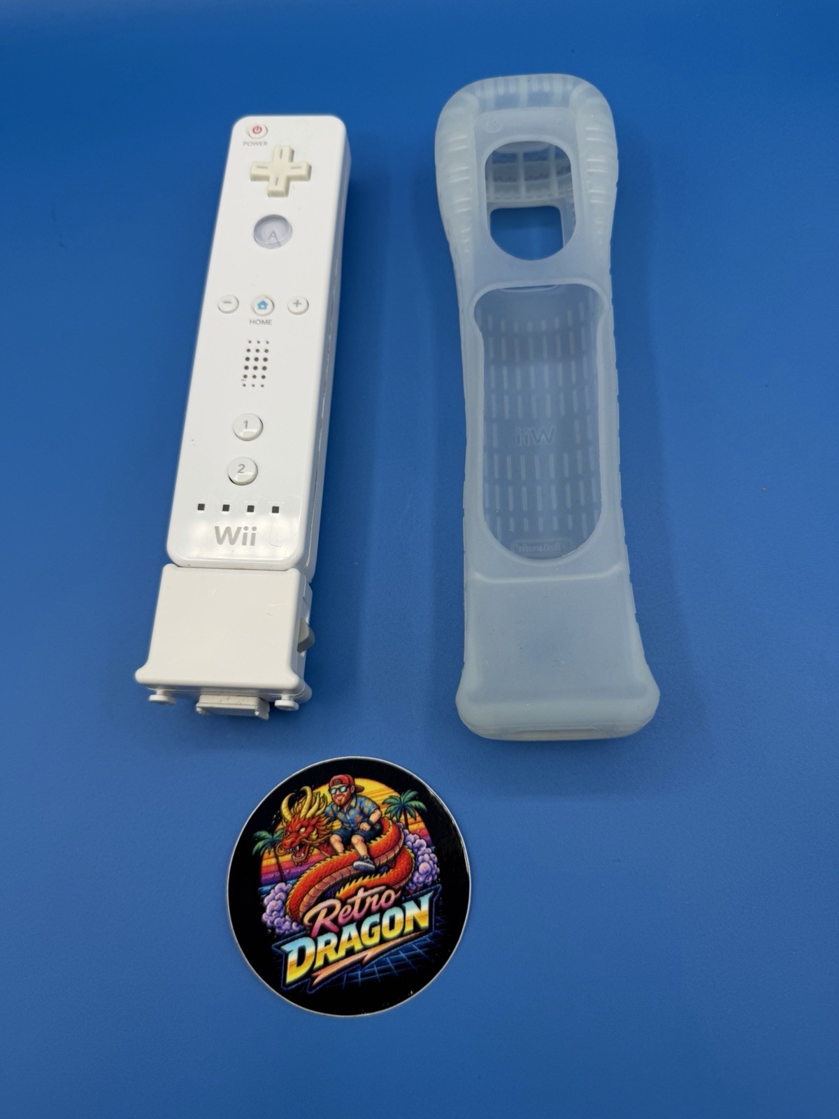 Nintendo Wii White Remote with Motion Plus Adapter and Nunchuck