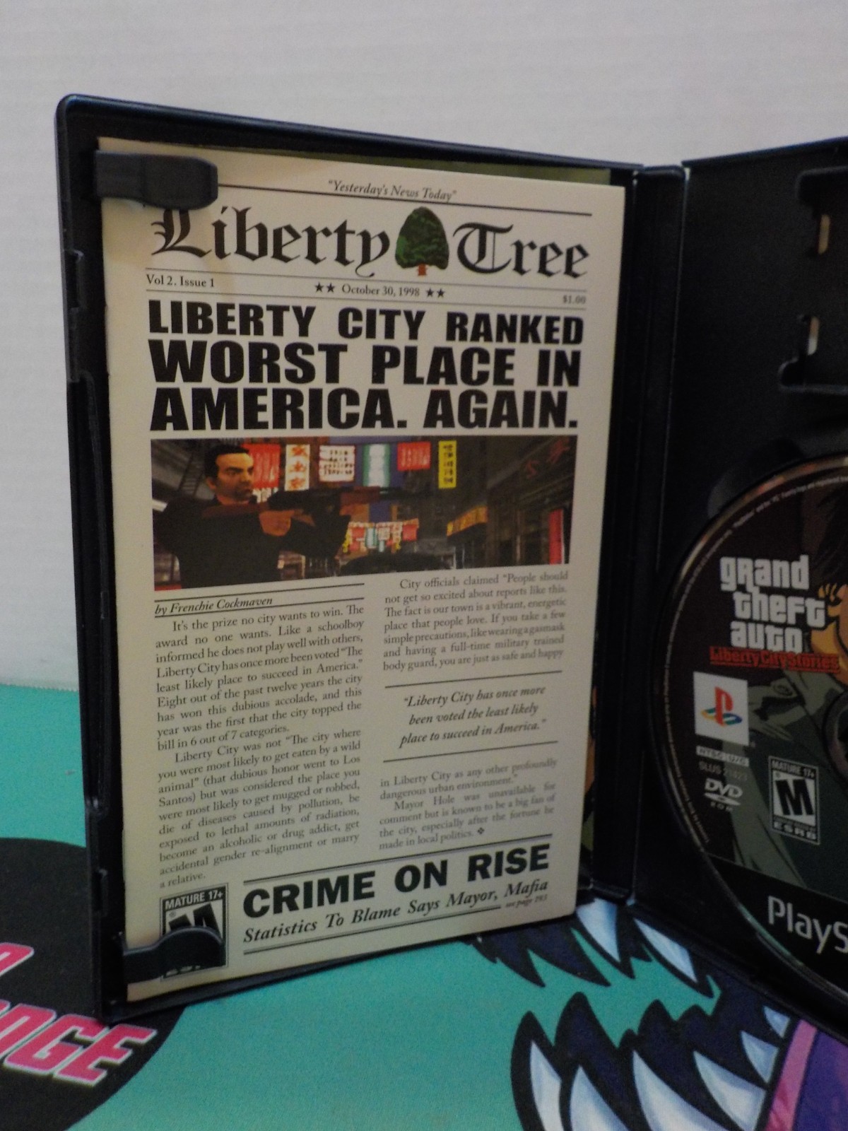 N A1001 Grand Theft Auto Liberty City Stories (Sony PlayStation 2, PS2) CIB