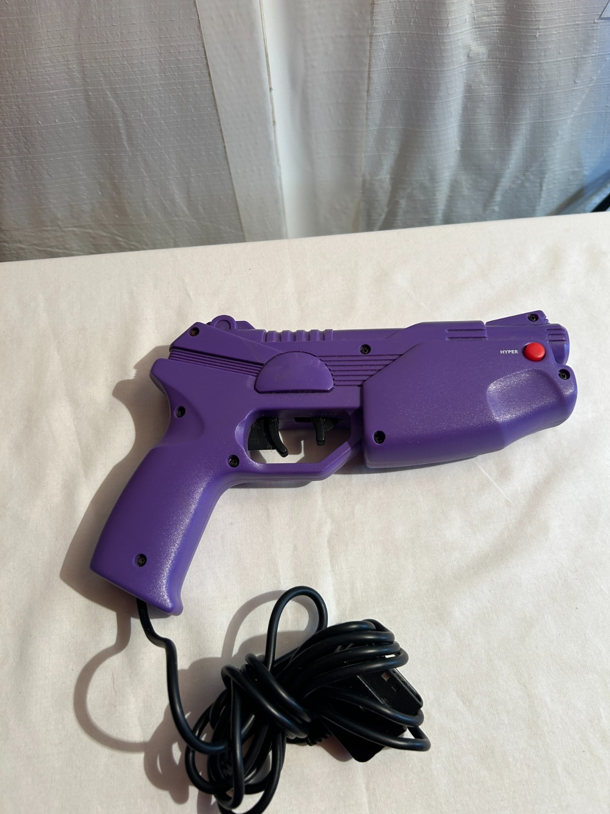 Purple Hyper Turbo Pistol Light Gun Playstation 1 CRT use only Used, working V-3