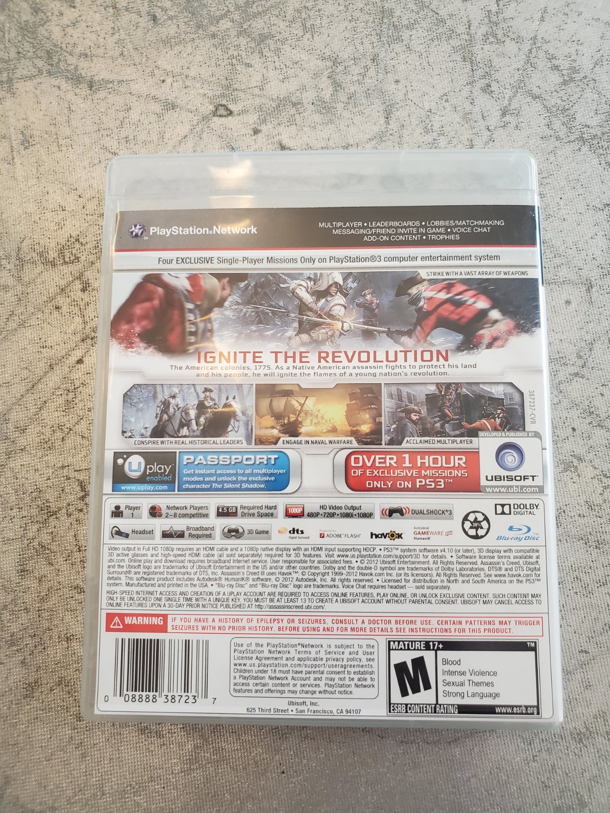 Assassin’s Creed III (Sony PlayStation 3, 2012) CIB Video Game TARGET EDITION