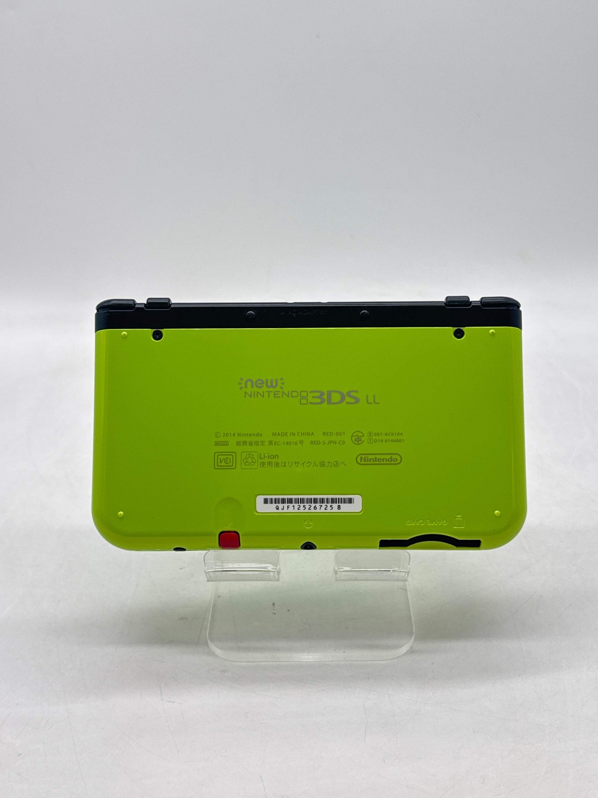 New Nintendo 3DS XL LL RED-001 Lime Green Handheld Console Japan