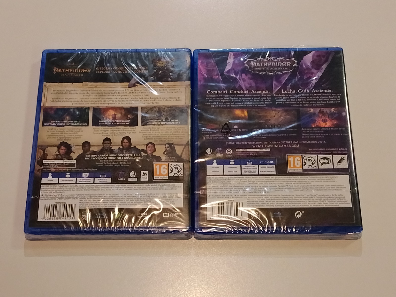 Pathfinder Kingmaker + Wrath of the Righteous – Playstation 4 Ps4 – NEW SEALED