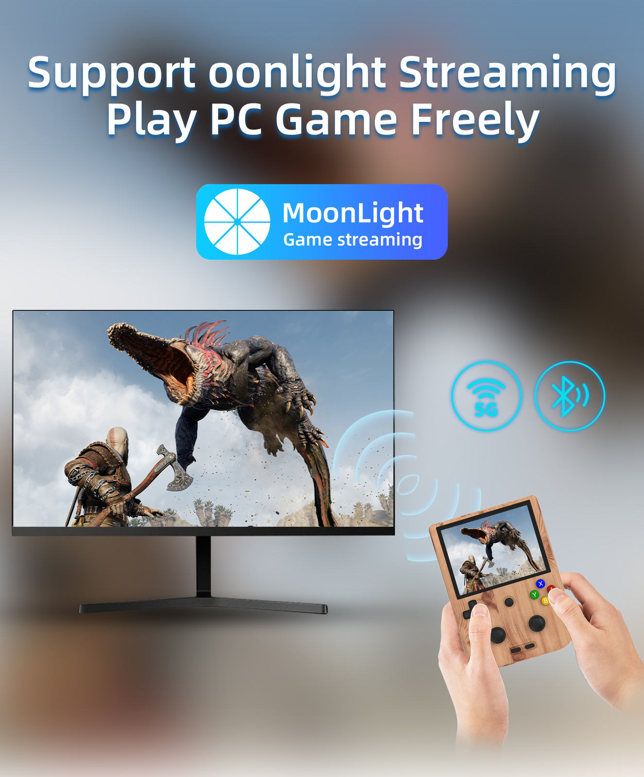 ANBERNIC RG405V Retro Game Console Android 12 WI-FI Console 4″ Display 5500mAh