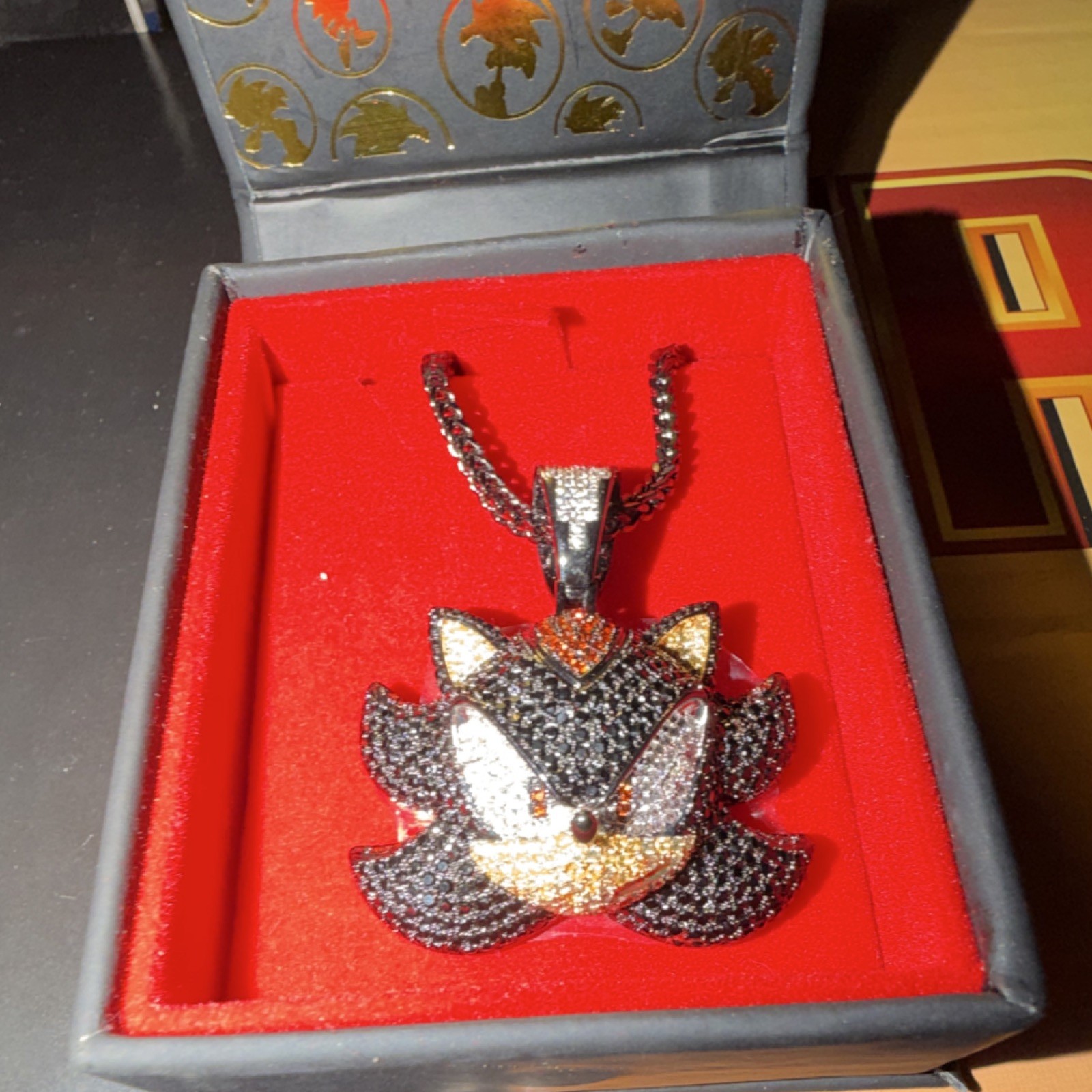 King Ice Shadow the Hedgehog Pendant Necklace Sonic the Hedgehog