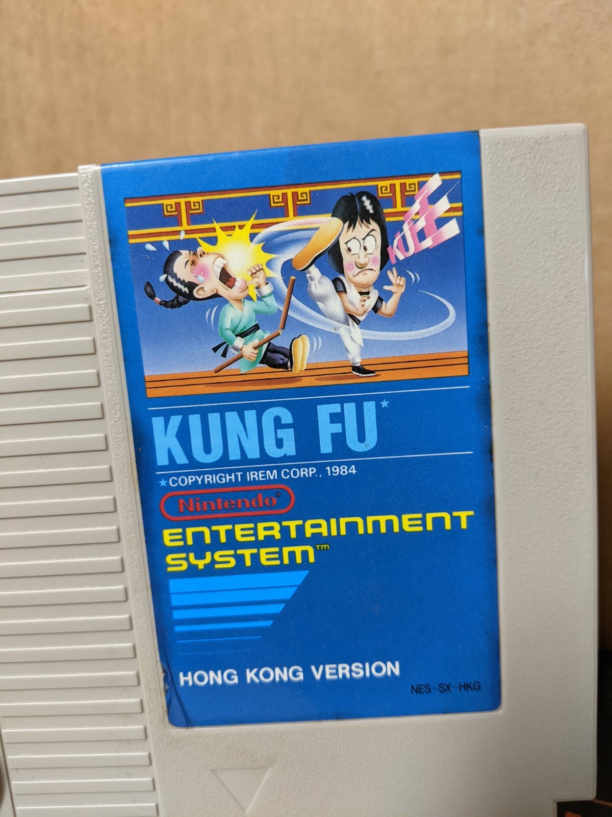 Hong Kong Version Kung Fu for Nintendo NES HKG