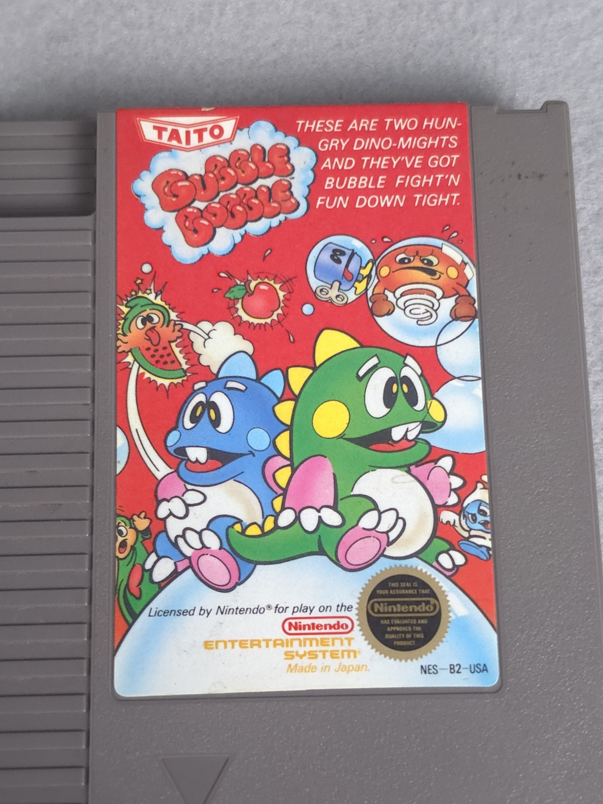 Taito Bubble Bobble Nintendo NES Arcade Bubble Bobble Series Teated! Fun game!