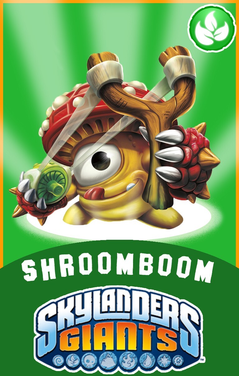 Skylanders Giants Shroomboom NFC Card FREE SHIPPING