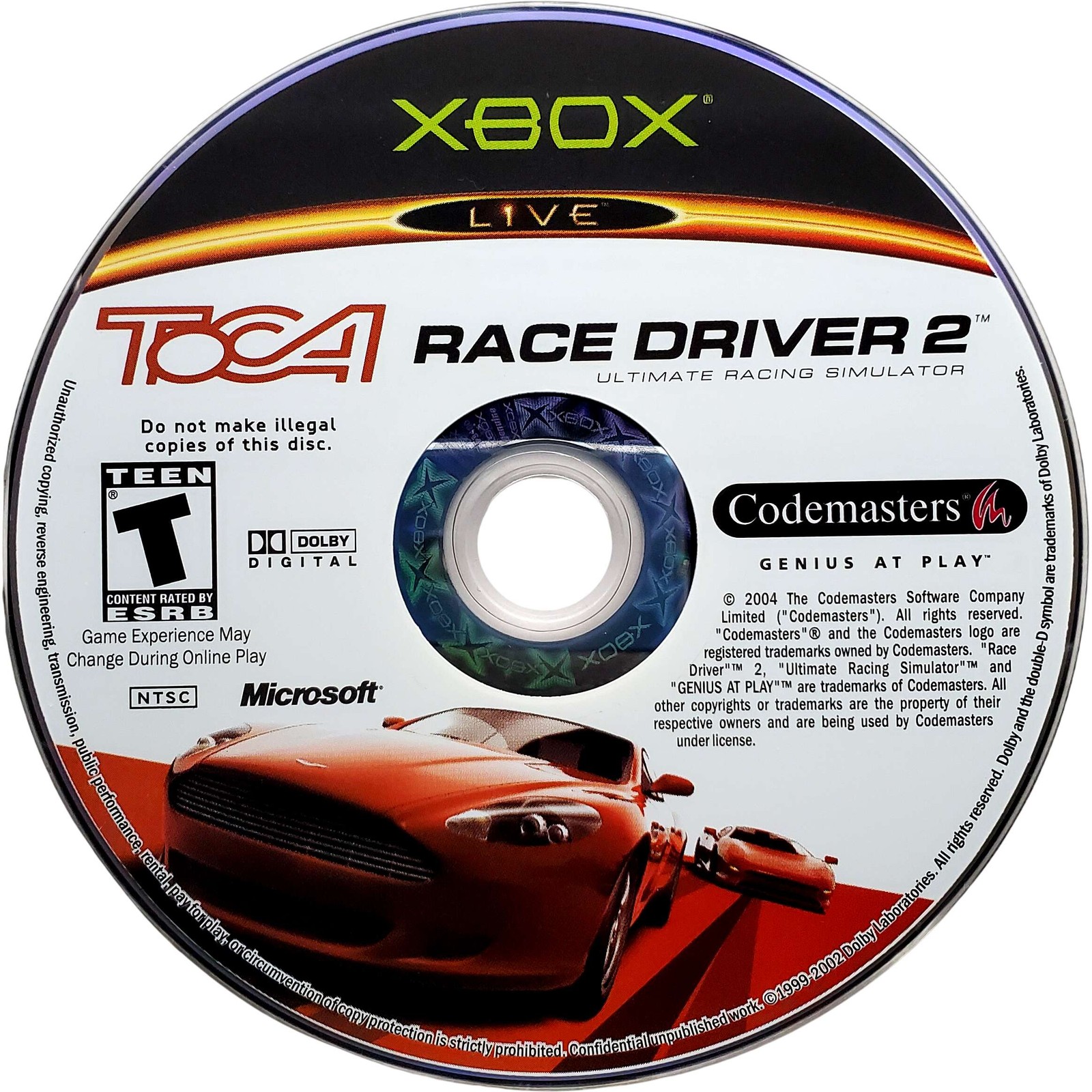 Toca Race Driver 2 – Microsoft Xbox Tested 1Y Guarantee