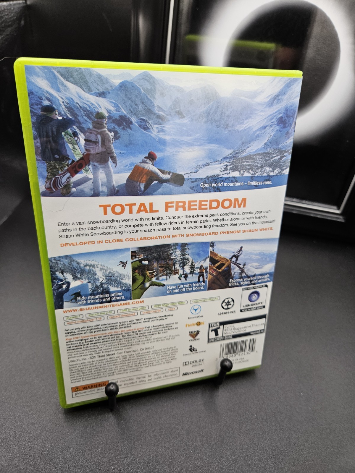 Shaun White Snowboarding / Microsoft Xbox 360 / CIB / Clean / Tested / Read