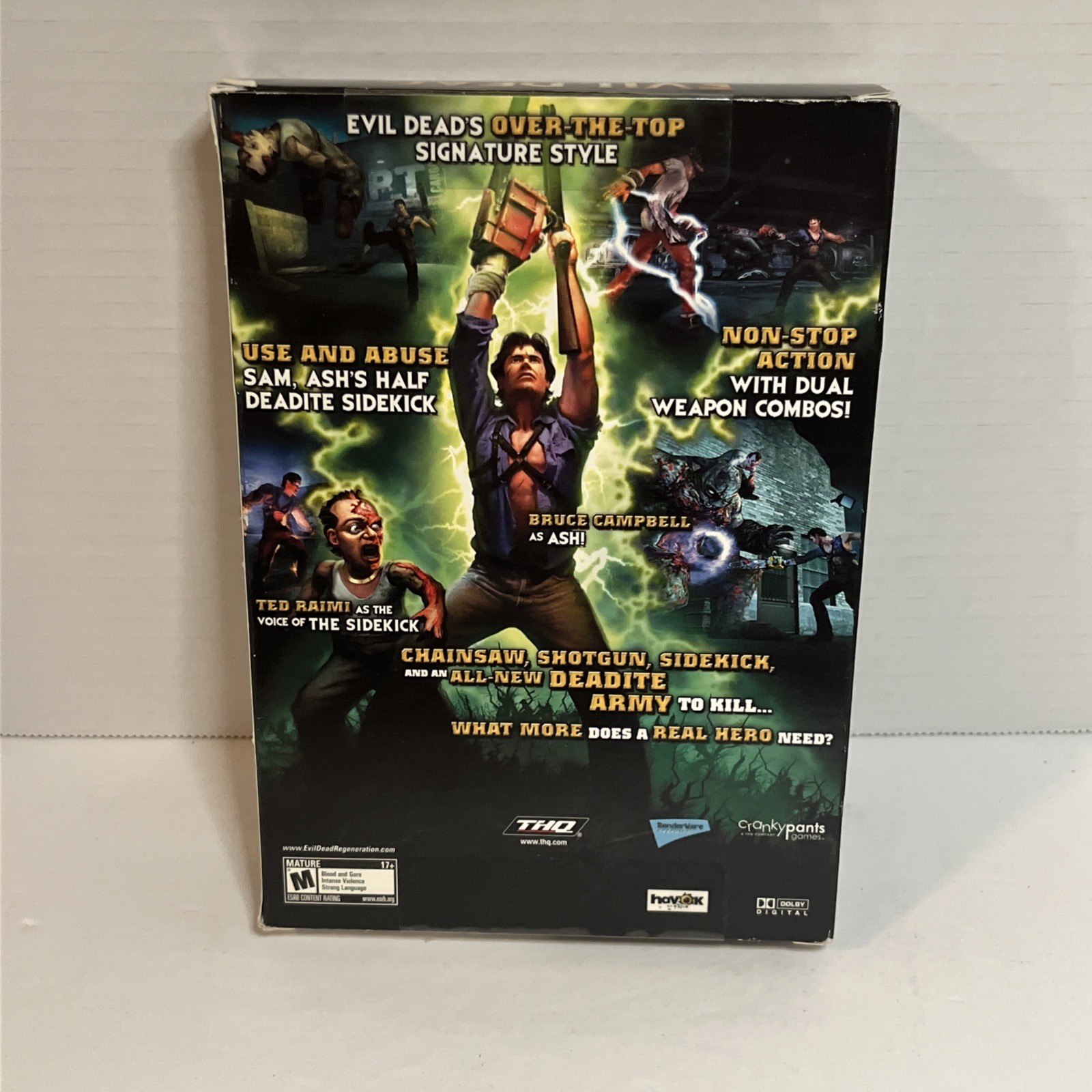 Evil Dead Regeneration Complete w Manual 4 Discs Complete PC Small Box 2005