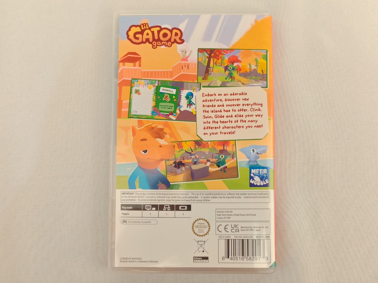 Lil Gator Game [Nintendo Switch Super Rare Games PLEASE READ DESC]