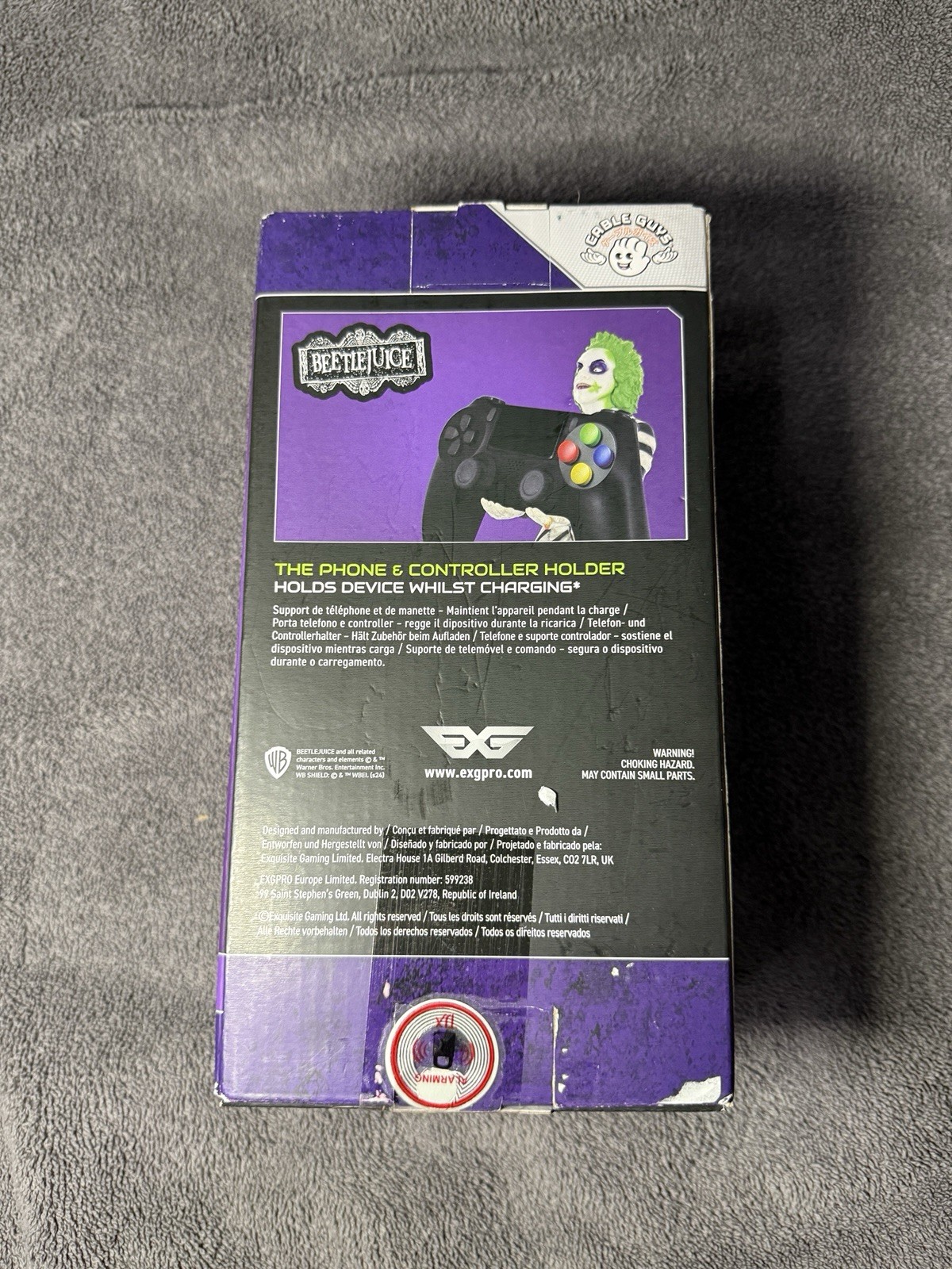 Cable Guys BeetleJuice The Original Phone and Controller Holder New In Box