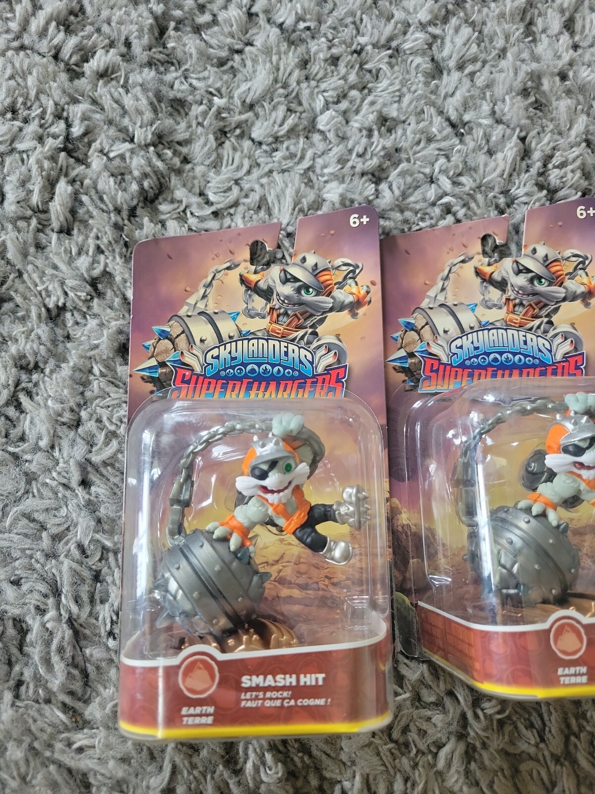 Skylanders Superchargers Smash Hit Figure Earth New in Box lot of 3